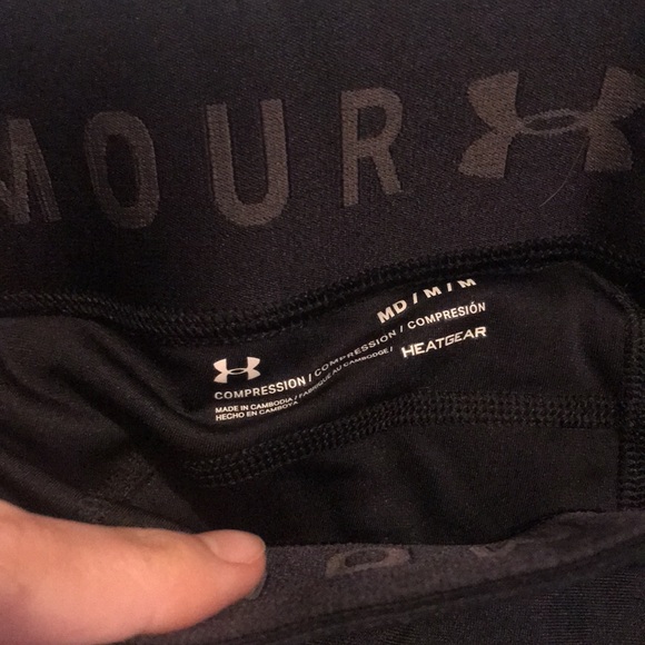 Underarmour capris size medium, black new condition - Picture 2 of 3